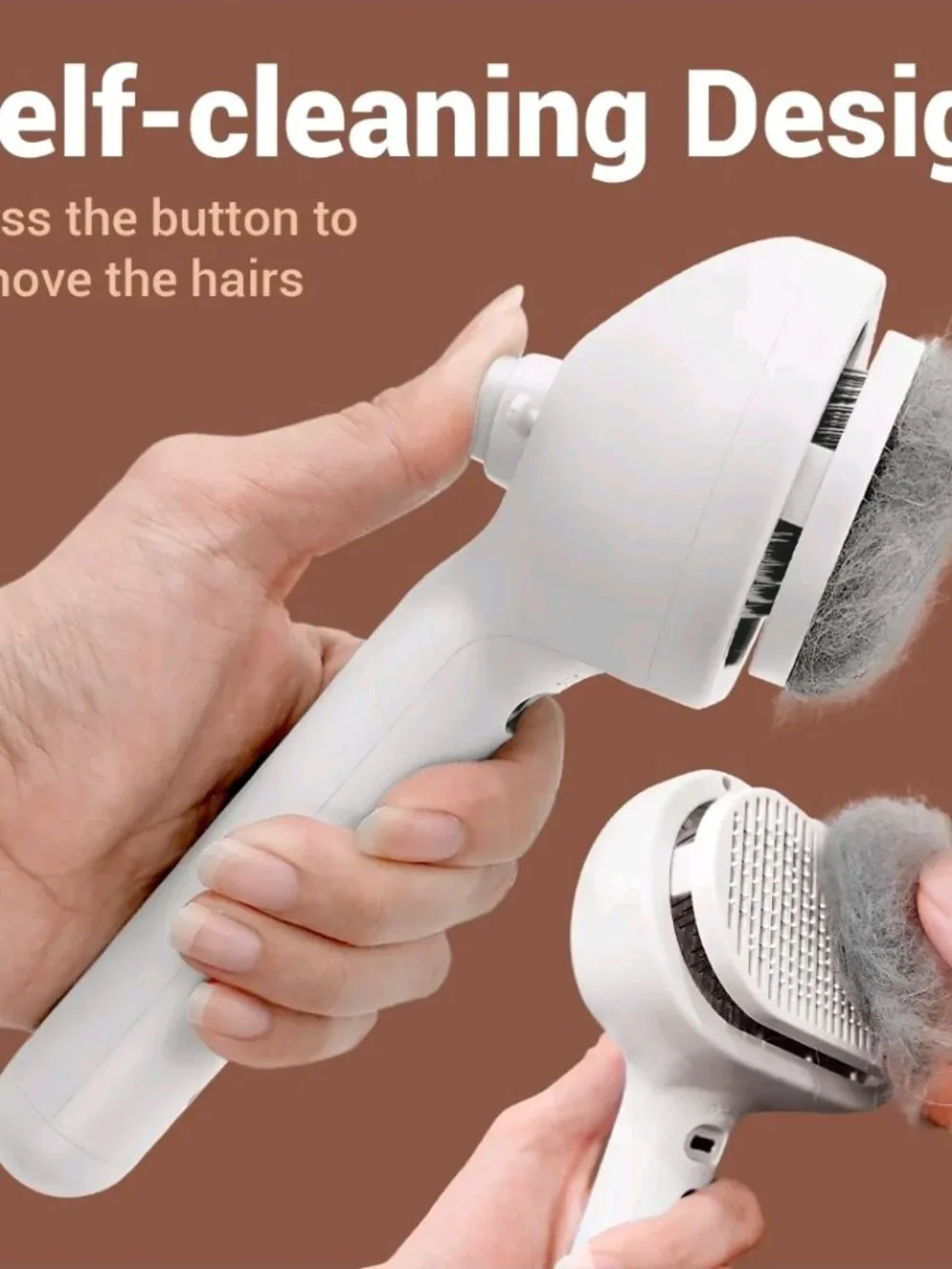NEW Steam Brush for Pets Long Short Haired, 3-in-1 Spray Dematting Comb